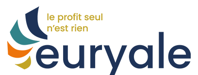 Logo Euryale avec slogan "le profit seul n'est rien".