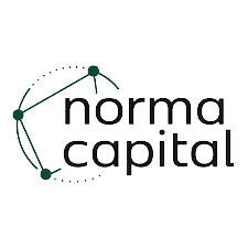 Logo de Norma Capital avec graphique.