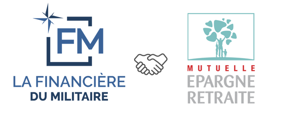 Logos de la Financière du Militaire et Mutuelle Épargne Retraite.