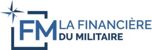 Logo de La Financière du Militaire avec étoile.